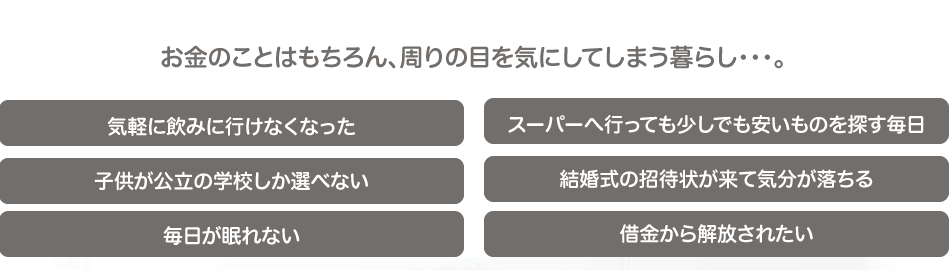 そもそもなぜあなたがお金で悩んでしまったのでしょうか?